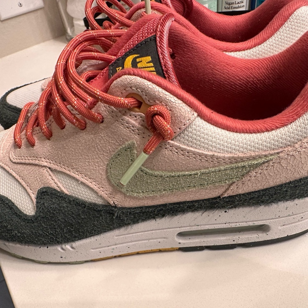 Nike Air Max with Pink and Green Accents